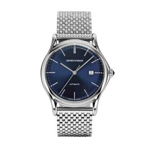 Emporio Armani Swiss Made ARS3022 - Orologio uomo automatico acciaio maglia mesh - Casavola Noci