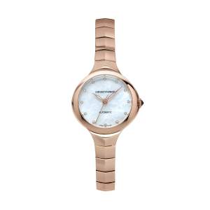 Emporio Armani Swiss Made ARS8251 - Orologio Donna Oro Rosa Automatico - Casavola Noci