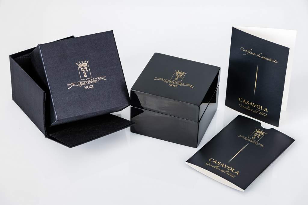 Scatola portagioielli nera - Gioielleria Casavola Noci per Crivelli - main