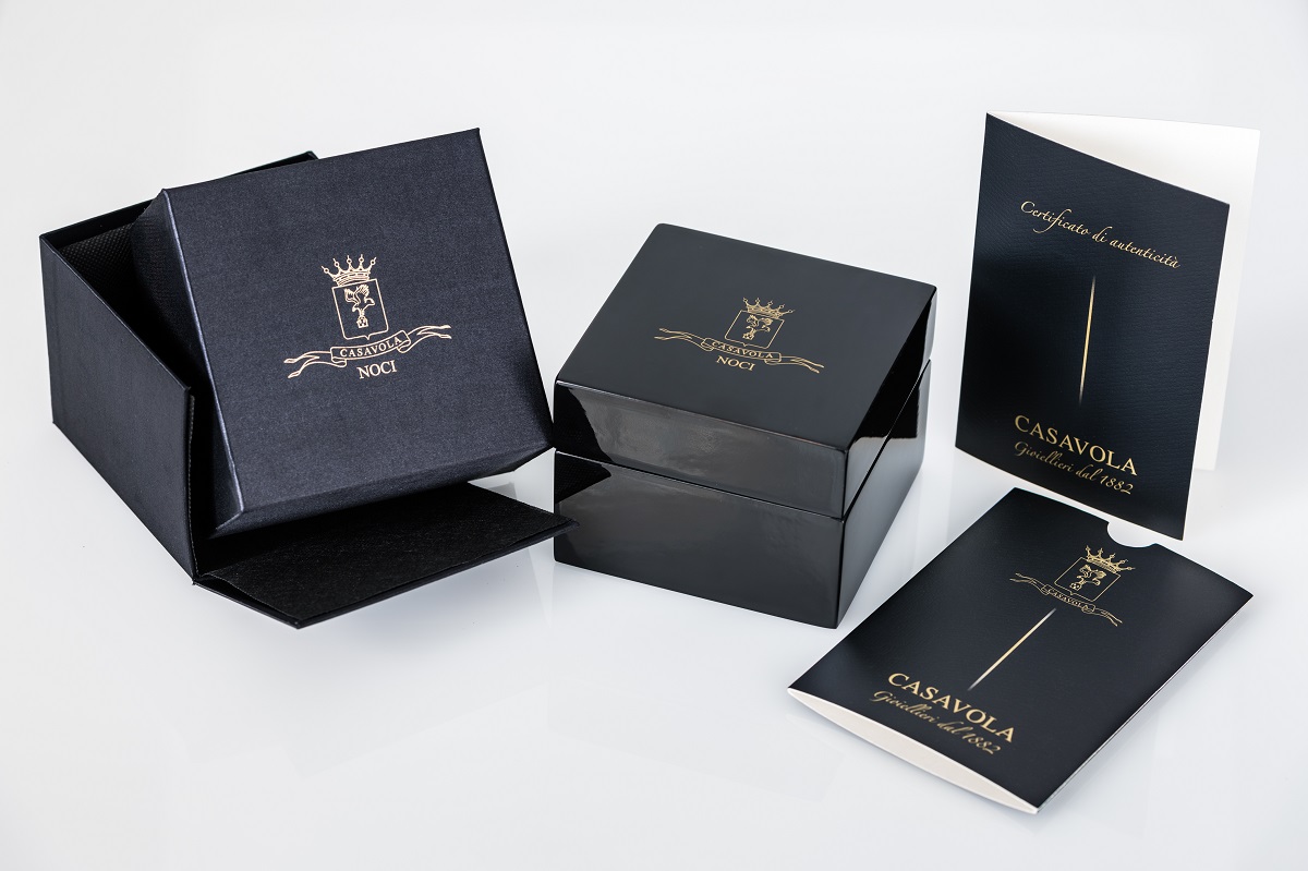 Scatola portagioielli nera - Gioielleria Casavola Noci per Crivelli - main