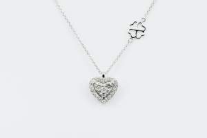 Collana Cuore Liberty Curvy - idea regalo fidanzata - Gioielleria Casavola Noci