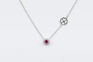 Collana Invisible Petite Rubis - Idea regalo fidanzata - Gioielleria Casavola Noci