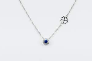 Collana Invisible Petite Saphir - Idea regalo per lei fidanzata - Gioielleria Casavola Noci