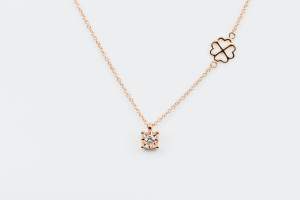 Collana punto luce diamante Starlight Rose - Gioielleria Casavola Noci - Idea regalo donne Fidanzata Matrimonio - S