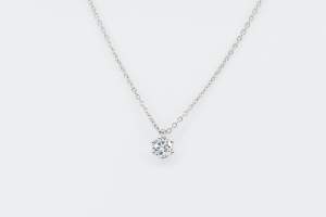 Collana punto luce diamante Sparkling White - Gioielleria Casavola Noci - idea regalo fidanzata matrimonio