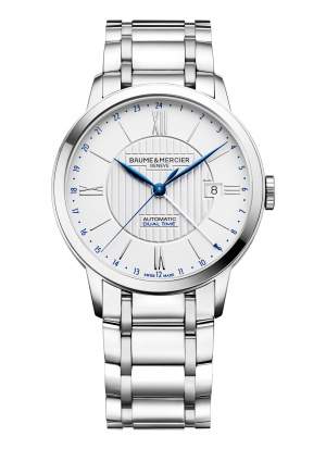 Baume et Mercier Classima M0A10273 - Gioielleria Casavola Noci - Orologio GMT Automatico Acciaio - main - idee regalo uomo