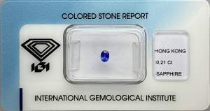 Gioielleria Casavola Noci - zaffiro - investimento - battesimo - 0,21 zaffiro