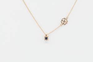 Collana punto luce zaffiro Starlight Rose - Gioielleria Casavola Noci - idee regalo donne per ogni occasione