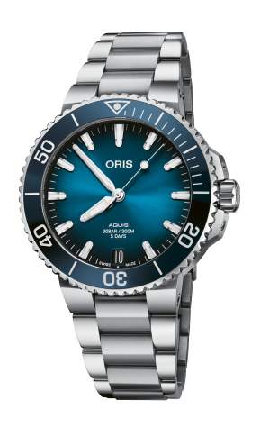 Oris Aquis Date calibre 400 01 400 7769 4135-07 8 22 09PEB - Gioielleria Casavola Noci - orologio automatico uomo subacqueo antimagnetico