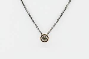 Collana punto luce uomo Big Diamond - Gioielleria Casavola Noci - idea regalo fidanzato