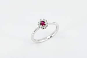 Anello rubino Sunflower baby Nature - Gioielleria Casavola Noci - idee regalo donne - cheap luxury