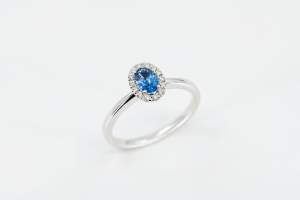 Anello zaffiro Blue Eye Nature - Gioielleria Casavola Noci - idee regalo donne - per ogni occasione