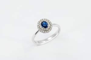 Anello zaffiro Poppy Nature - Gioielleria Casavola Noci - idee regalo donne - per ogni occasione