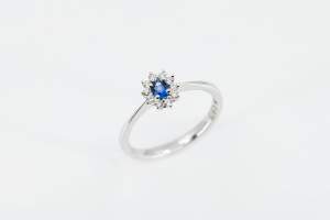 Anello zaffiro Sunflower baby Nature - Gioielleria Casavola Noci - idee regalo donne - cheap luxury