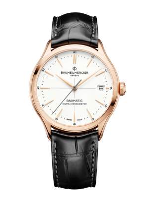 Baume et Mercier Clifton Baumatic M0A10469 - Gioielleria Casavola Noci - orologio automatico oro rosa - main