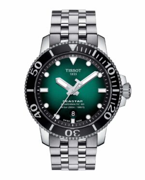 Tissot Seastar 1000 Powermatic 80 T120.407.11.091.01 - Gioielleria Casavola di Noci - orologio automatico svizzero da sub - quadrante verde