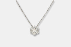 Collana Invisible Flower Diamond White