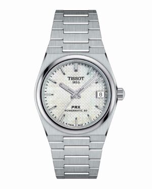 Tissot PRX Powermatic 80 T137.207.11.111.00 - Gioielleria Casavola di Noci - orologio automatico svizzero unisex con quadrante in madreperla bianco