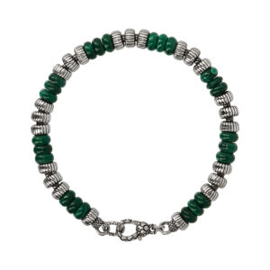 Albert M Bracciale WSOX00507GM - Gioielleria Casavola di Noci - idee regalo compleanno marito giovane - gioiello in argento con pietre dure