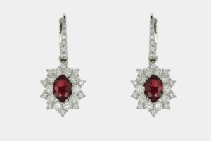 Orecchini rubino monachelle Star Anise Nature White - Gioielleria Casavola di Noci - idee regalo per festeggiare una nuova nascita - per la mamma