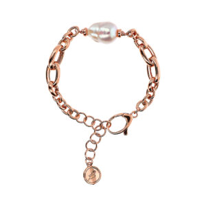 Bracciale maglie ovali e perla Bronzallure WSBZ02384.WPRL - Gioielleria Casavola di Noci - idee regalo compleanno 50 anni migliore amica