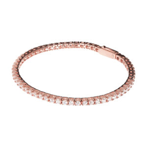 Bracciale tennis Bronzallure WSBZ01240.WR-MD - Gioielleria Casavola di Noci - idee regalo per compleanno donna - placcato oro rosa 18 carati
