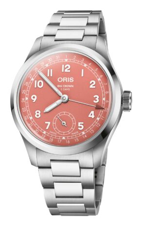 Oris Big Crown Pointer Date 01 403 7799 4068-07 8 20 06 - Gioielleria Casavola di Noci - orologio automatico svizzero con calibro di manifattura - quadrante rosso