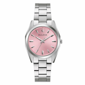 Bulova Surveyor Lady 96L348 - Gioielleria Casavola di Noci - orologio da donna con quadrante rosa lucido - idee regalo compleanno 20 anni fidanzata