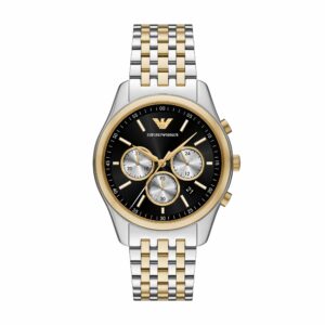 Emporio Armani Orologi AR11713 - Gioielleria Casavola di Noci - cronografo da uomo - ghiera color oro - idee regalo cresima ragazzo