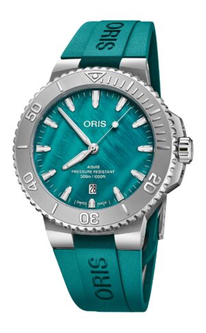 Oris Aquis New York Harbor II 01 733 7789 4187-Set - Gioielleria Casavola di Noci - orologio automatico svizzero in edizione limitata - cinturino in caucciù