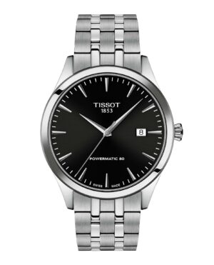 Tissot Classic Dream 40MM T158.407.11.051.00 - Gioielleria Casavola di Noci - orologio automatico da uomo elegante - quadrante nero - bracciale in acciaio INOX