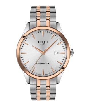 Tissot Classic Dream 40MM T158.407.22.031.01 - Gioielleria Casavola di Noci - orologio svizzero automatico da uomo - ghiera color oro rosa - bracciale in acciaio INOX